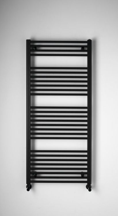 DIRECT grzejnik łazienkowy 600x1320 mm, czarny mat