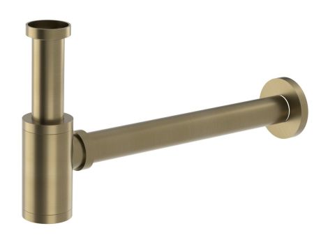 Przejdź do produktu Syfon umywalkowy 5/4", odpływ 32mm, okrągły, złoto mat
