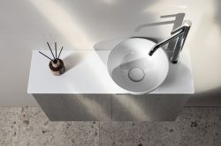 LATUS X blat Rockstone 80x23,5cm, biały mat