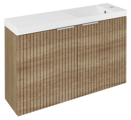 Przejdź do produktu LATUS X STRIP szafka podumywalkowa 78,8x50x22cm, dąb Alabama