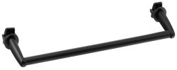 Wieszak na ręczniki na grzejnik, 36cm prosty, czarny mat