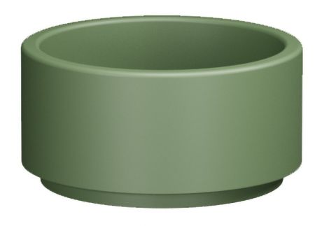 Przejdź do produktu OKE umywalka ceramiczna nablatowa, średnica 30cm, verde mat