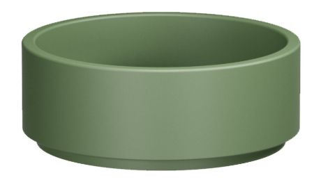 Przejdź do produktu OKE umywalka ceramiczna nablatowa, średnica 40cm, verde mat