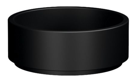 Przejdź do produktu OKE umywalka ceramiczna nablatowa, średnica 40cm, czarny mat