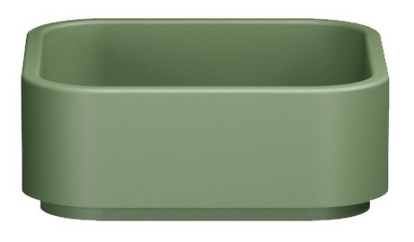 Przejdź do produktu HAKO umywalka ceramiczna nablatowa 40x40cm, verde mat