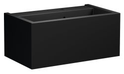 KANAAL umywalka ceramiczna 80x46,5cm, czarny mat