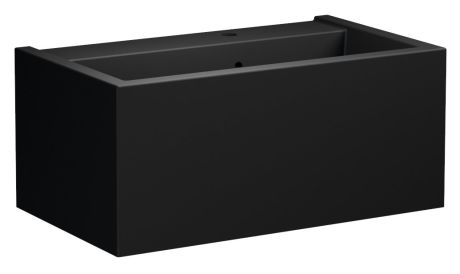 Przejdź do produktu KANAAL umywalka ceramiczna 80x46,5cm, czarny mat