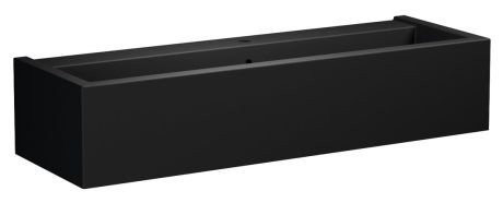 Przejdź do produktu KANAAL umywalka ceramiczna 120x40cm, czarny mat