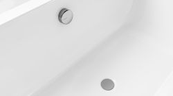 Zestaw odpływowy z korkiem automatycznym, długość 800mm, korek 72mm, chrom