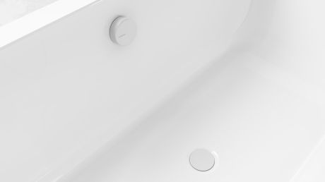 Przejdź do produktu Zestaw wannowy, mechanizmem bovdena, długość 1200mm, korek 72mm, biały