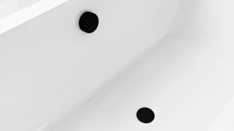 Przejdź do produktu Zestaw wannowy, mechanizmem bovdena, długość 1200mm, korek 72mm, czarny mat