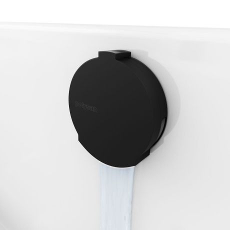 Przejdź do produktu Zestaw wannowy z odpływem, mechanizmem bovdena, długość 1200mm, korek 72mm, czarny mat