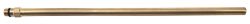 Łącznik, rurka z gwintem 10mm-M10x1, 30 cm, złoto mat