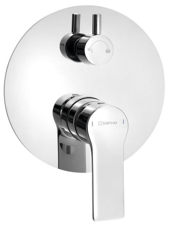 Przejdź do produktu PAX bateria prysznicowa podtynkowa, 2 wyjścia, obrotowy przełącznik, chrom