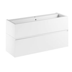 Szafka podumywalkowa 120x40 cm z szufladą Kerasan Kanaal  781130 biały mat