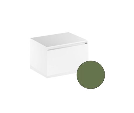Przejdź do produktu Szafka łazienkowa 60x46,5 cm z szufladą Kerasan Kanaal 781011 zielony mat