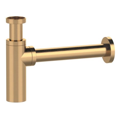 Przejdź do produktu Syfon umywalkowy 5/4", odpływ 32mm, okrągły, złoto mat