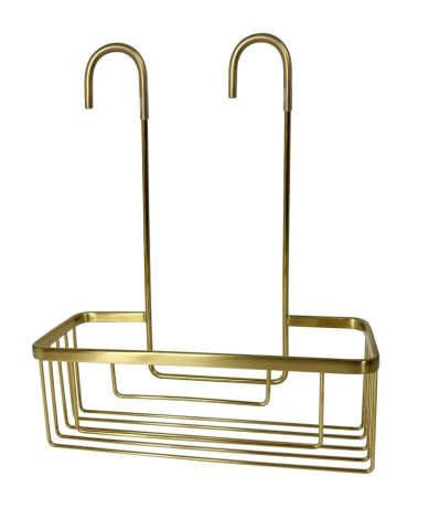 Przejdź do produktu SMART półka do kabiny prysznicowej, zawieszana na baterii, 300x375x120 mm, złoto mat