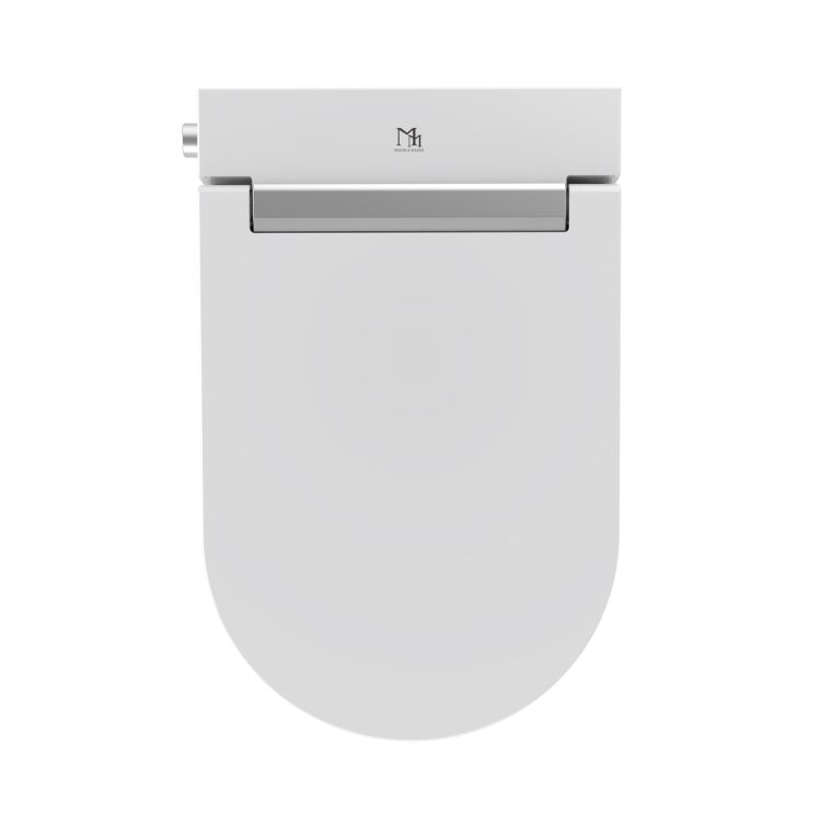 Toaleta myjąca 38x60 cm z funkcją mycia, suszenia i podgrzewaną deską WC  Major&Maker Royal biały