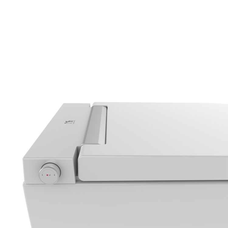 Toaleta myjąca 38x60 cm z funkcją mycia, suszenia i podgrzewaną deską WC  Major&Maker Royal biały - sterowanie