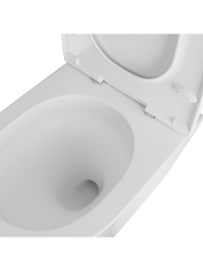 Miska WC 36x52 cm, bezrantowa z deską WC Milagro WC Vortex