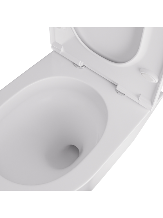 Miska WC 36x52 cm, bezrantowa z deską WC Milagro WC Vortex