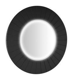 LUMIRO STRIP okrągłe lustro z oświetleniem LED w ramie średnica 75cm, carina