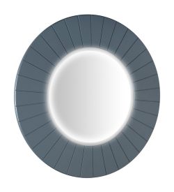 LUMIRO STRIP okrągłe lustro z oświetleniem LED w ramie średnica 75cm, siena