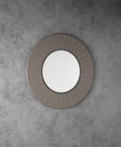 LUMIRO STRIP okrągłe lustro z oświetleniem LED w ramie średnica 75cm, agila