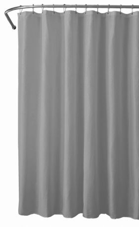 Przejdź do produktu Zasłona prysznicowa 180x180cm, polyester, szary