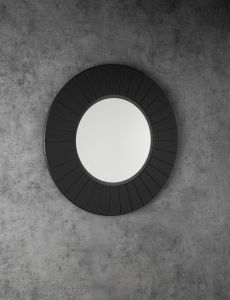 LUMIRO STRIP okrągłe lustro z oświetleniem LED w ramie średnica 90cm, carina
