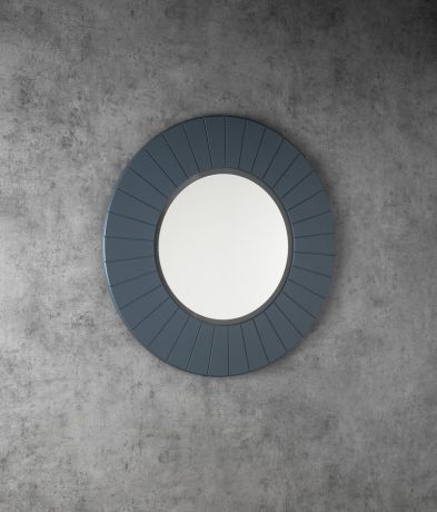 Przejdź do produktu LUMIRO STRIP okrągłe lustro z oświetleniem LED w ramie średnica 90cm, siena