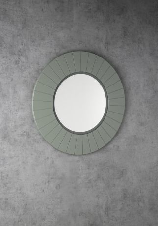 Przejdź do produktu LUMIRO STRIP okrągłe lustro z oświetleniem LED w ramie średnica 90cm, verde