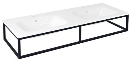 Przejdź do produktu SKA konsola pod umywalkę/blat, 140x22x51cm, czarny mat