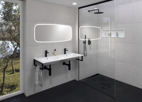 Przejdź do produktu TONG lustro z oświetleniem LED 120x50cm
