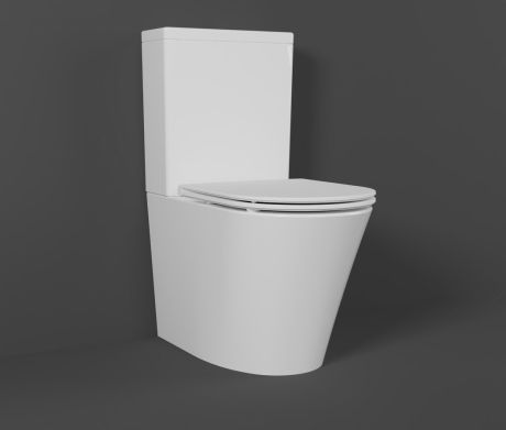Przejdź do produktu FEIN komplakt WC, Rimless, odpływ poziomy/pionowy, biały