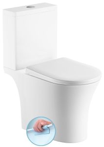 VITO kompakt WC, Rimless, odpływ poziomy/pionowy, biały