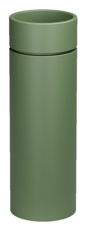 OKE ceramiczna umywalka ścienna średnica 30x88.5cm, verde mat