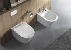 PACO SHORT WC wiszące, Rimless, 36x47,5cm, biały