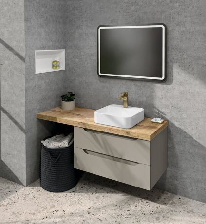 Przejdź do produktu WAVE 80 zestaw łazienkowy, agila/dąb Rover