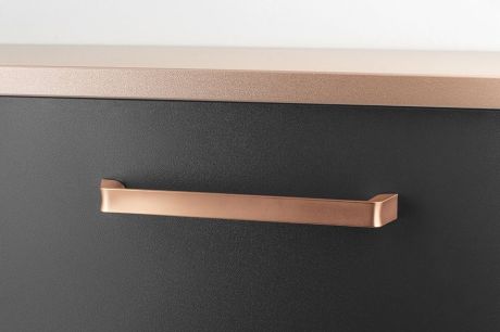Przejdź do produktu Uchwyt metalowy, 180,5/160mm, miedź mat