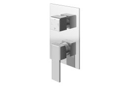 Bateria prysznicowa podtynkowa 3-drożna Kohlman Excelent QW211H chrom