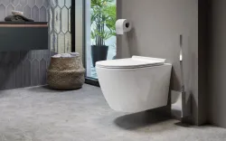 Miska WC Vortex bezrantowa 36x52 cm wisząca + deska wolnoopadjąca Trend Milagro TR2210 biały