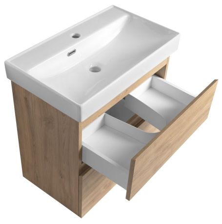 Przejdź do produktu ALTAIR szafka umywalkowa 61,5x60x37cm, dąb emporio