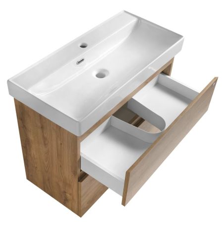 Przejdź do produktu ALTAIR szafka umywalkowa 76x60x37cm, dąb emporio