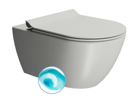 Przejdź do produktu PURA WC wiszące, Swirlflush, 55x36 cm, cenere dual-mat