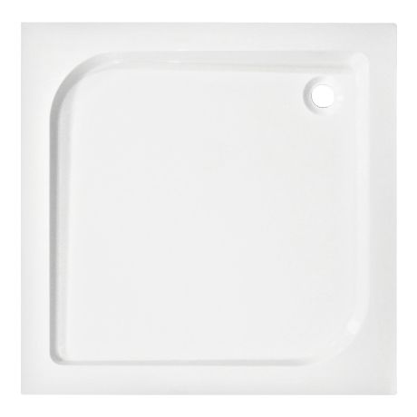 Przejdź do produktu Brodzik kwadratowy 90x90x15 cm Kerra Victor 90 biały