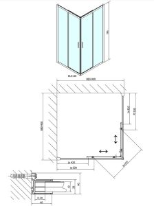 kabina 90x90 cm rysunek techniczny.JPG