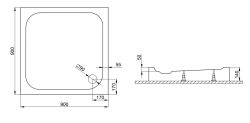brodzik prysznicowy full rysunek techniczny 90x90.JPG
