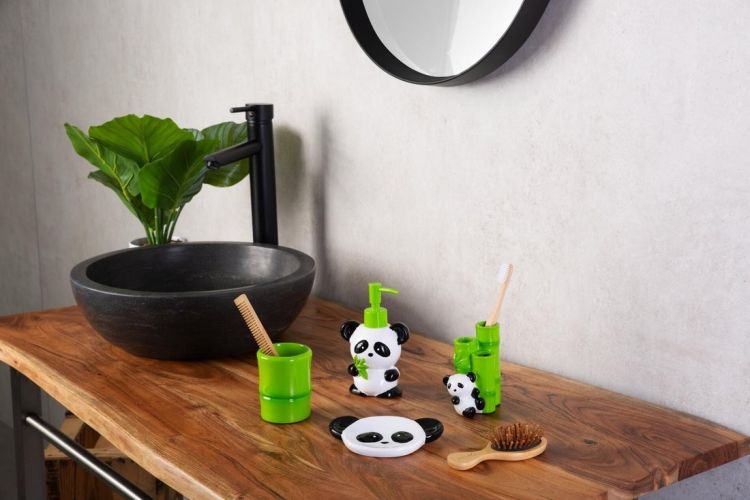 PANDA kubek na szczoteczki do zębów, do postawienia